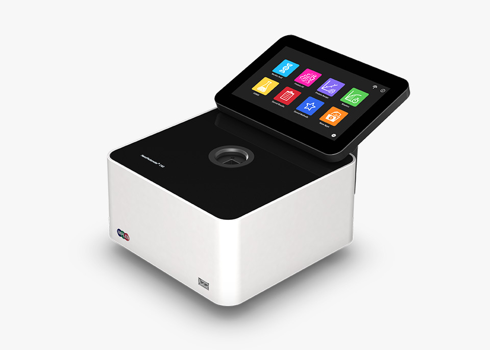 Implen-GO NanoPhotometer C40-GO -Spectroscopy-side-g Eppendorf Alternative