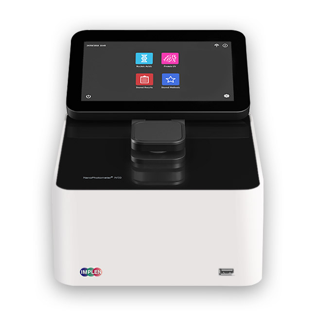 ImplenGO nanophotometer N50-GO microvolume spectrophotometer NanoDrop Alternative